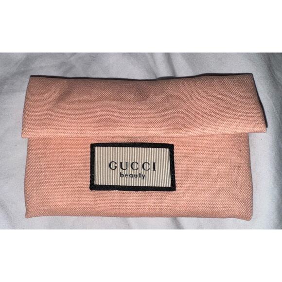 SET - GUCCI Beauty Pink Comb & Floral Pouch Set Rare Gift GWP Limited Edition - Picture 5 of 6